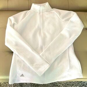 Adidas White Full-Zip Jacket like new condition